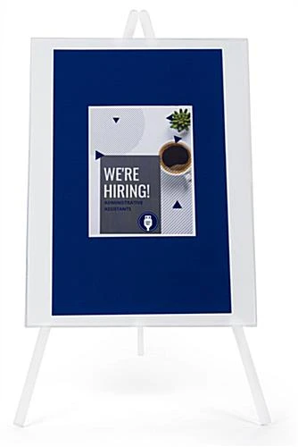 Display Easel For Floor Or Countertop, Folding, Holds 18 X 24 Media - Clear Acrylic - Image 5