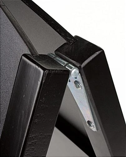 21 X 34 Write-On Board A-Frame, Chalk & Wet Erase, Double Sided - Black - Image 5