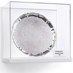 16 X 14 Wall Display Case W/ Lift-Off Acrylic Top - White