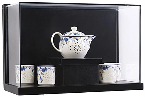 18 X 12 Wall Display Case W/ Lift-Off Acrylic Top - Black