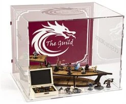 19 X 15 Countertop Display Case, Collapsible, Acrylic, Custom Graphics - Clear