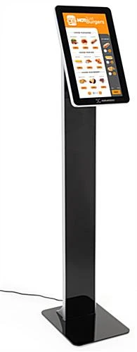 16" Touch Screen Digital Floor Stand, 10pt PCAP Touch, Media Player β Black - Image 2