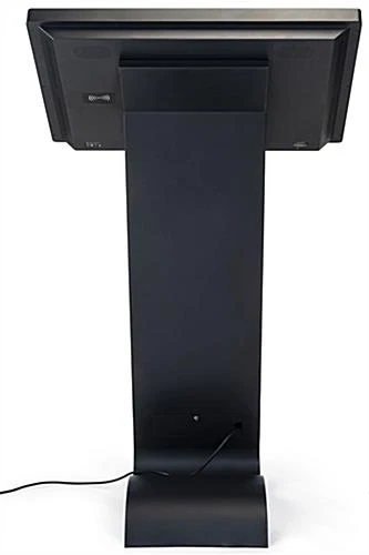 32β Slanted Touch Screen Digital Kiosk, 10pt IR Display, Android OS - Black - Image 3
