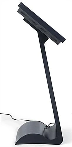 32β Slanted Touch Screen Digital Kiosk, 10pt IR Display, Android OS - Black - Image 4