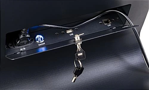 32β Slanted Touch Screen Digital Kiosk, 10pt IR Display, Android OS - Black - Image 5