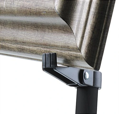 Display Easel For Floor With Clamp For Flip Charts, Adjustable Height - Black - Image 5