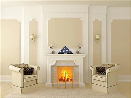 American-Made Wood Flag Case For 5β X 9.5β Flags, Custom Engraved - Black - Image 7