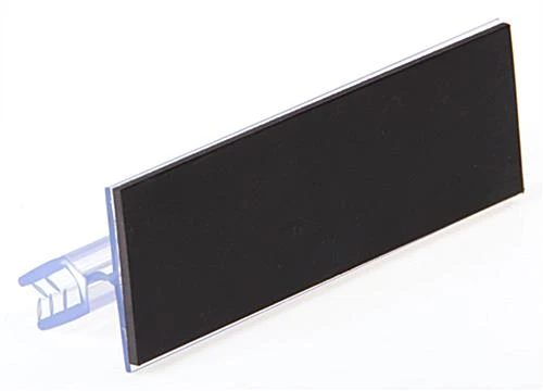 Price Tag Holders With Magnetic Backing, For Flag Signs, Set Of 100 - Clear - Image 3