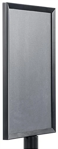 11 X 17 Sign Stand With Literature Pockets, 4"/8.5"w, Slide-In, Double-Sided - Black - Image 3