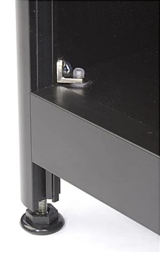 24" Cash Register Stand W/Locking Drawer, Adjustable Shelf, Ships Assembled - Black - Image 6