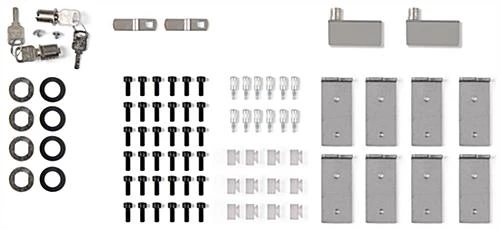 31.5" Glass Display Case W/ Top Lights, Adjustable Shelves, Locking - Black - Image 10