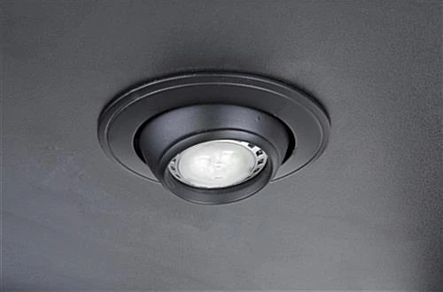 40" Display Case W/ LED Top & Side Lights, 4 Fixed Shelves, Hinged Doors - Black - Image 4