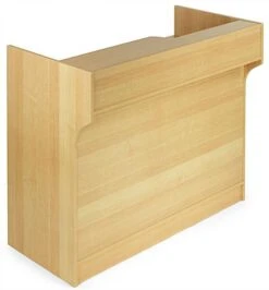 48" Cash Wrap W/ Adjustable Storage Shelves & Pull-out Drawer - Maple