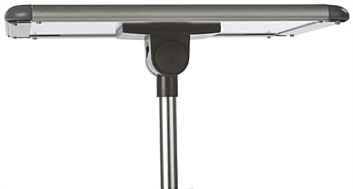 17 X 11 Sign Stand For Floor, Tilting, Snap Open - Silver - Image 4