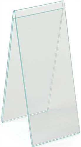 Workshop Series 4.25β X 11β Acrylic Table Tent, Side Insert, Double Sided - Clear - Image 2