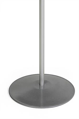 17 X 11 Sign Stand For Floor, Double Sided, Top Insert, Adjustable Height - Silver - Image 4