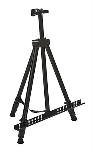 Display Easel For Floor Or Countertop, Adjustable Height, Portable - Black - Image 2