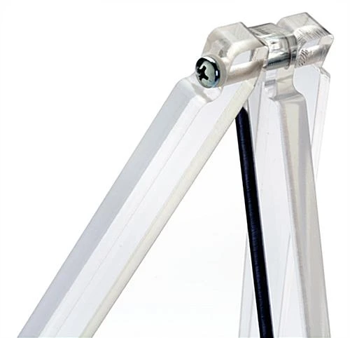 Workshop Series Acrylic Tabletop Easel, Standard Tripod Design, 12.75 X 14.75 - Clear - Image 4