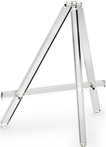 Workshop Series Acrylic Tabletop Easel, Standard Tripod Design, 12.75 X 14.75 - Clear - Image 5