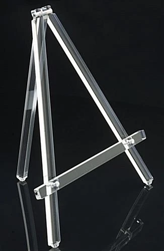 Workshop Series Acrylic Tabletop Easel, Standard Tripod Design, 12.75 X 14.75 - Clear - Image 2