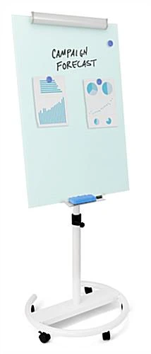 28 X 40 Write-On Board, Floor Stand W/ Wheels, Dry Erase, Single Sided - White - Image 9
